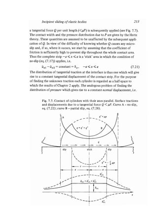 Contact mechanics