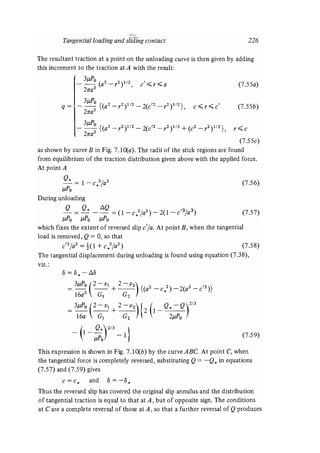 Contact mechanics