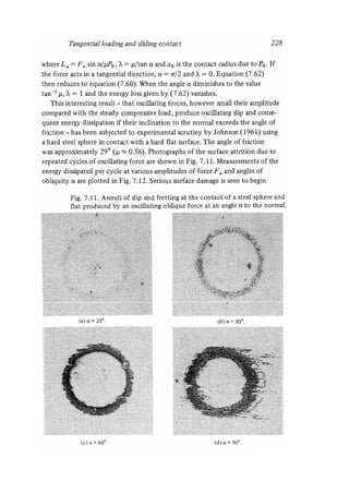 Contact mechanics