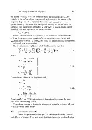 Contact mechanics