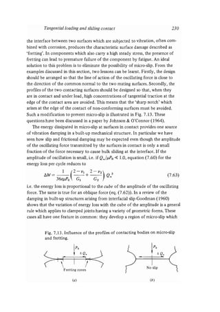 Contact mechanics
