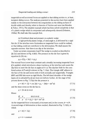 Contact mechanics