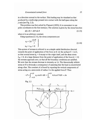 Contact mechanics