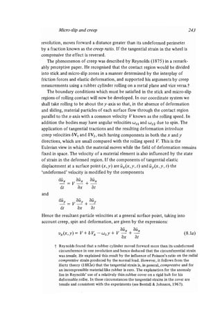 Contact mechanics