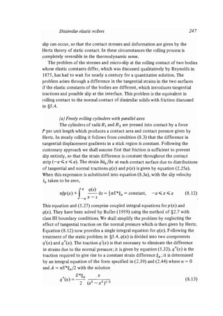Contact mechanics