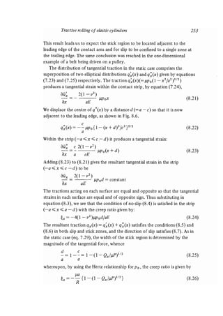 Contact mechanics