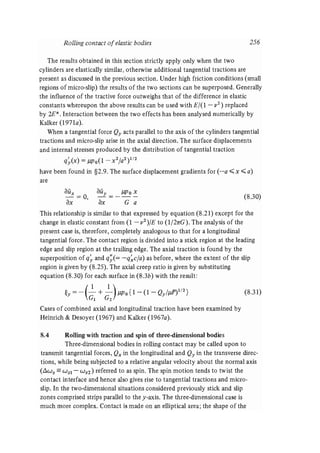 Contact mechanics