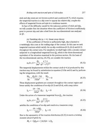 Contact mechanics