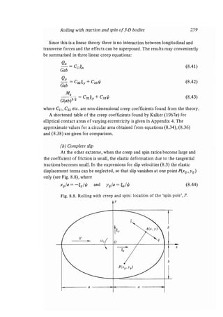 Contact mechanics