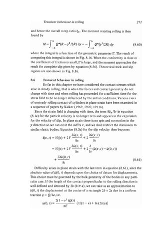 Contact mechanics