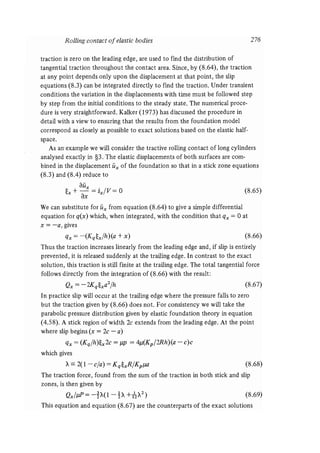 Contact mechanics