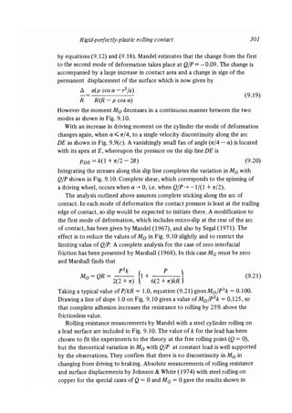 Contact mechanics