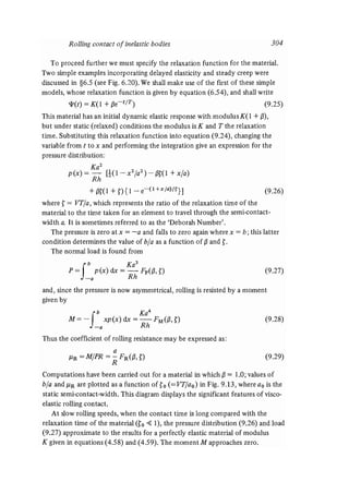 Contact mechanics