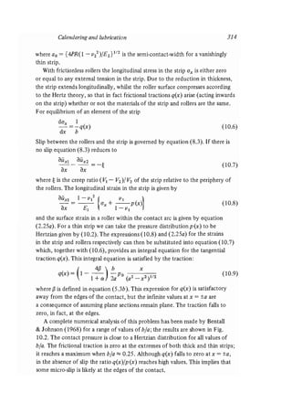Contact mechanics