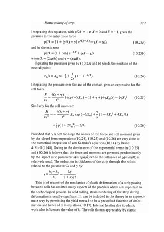 Contact mechanics