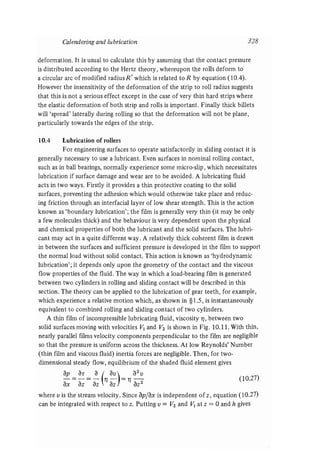 Contact mechanics
