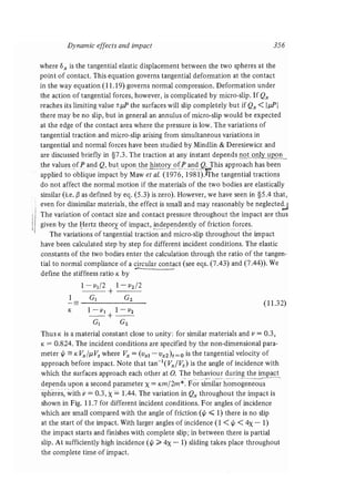 Contact mechanics