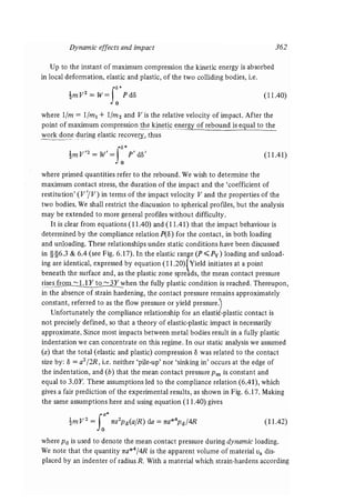 Contact mechanics