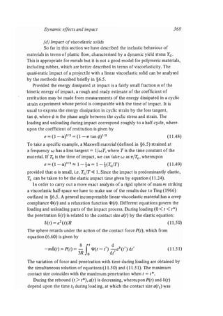 Contact mechanics