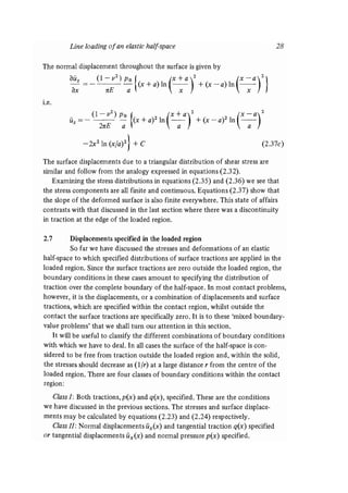 Contact mechanics