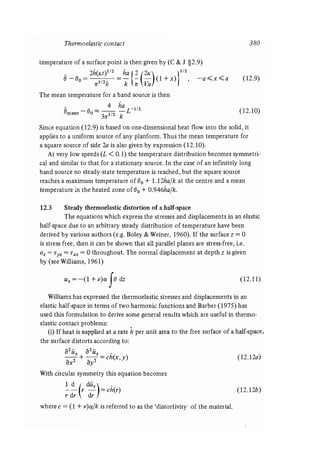 Contact mechanics