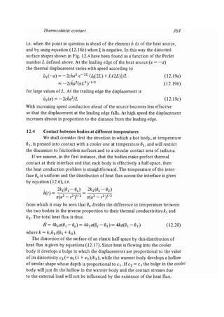 Contact mechanics