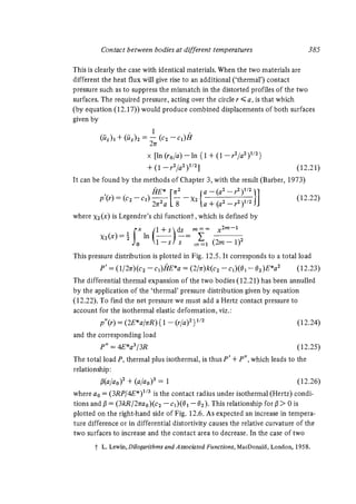 Contact mechanics