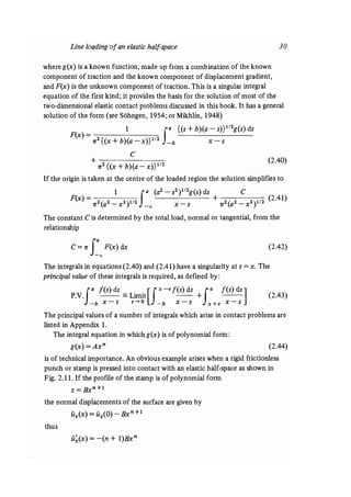 Contact mechanics