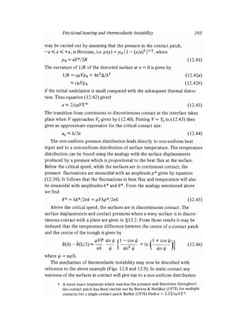 Contact mechanics