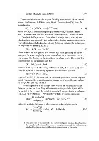 Contact mechanics
