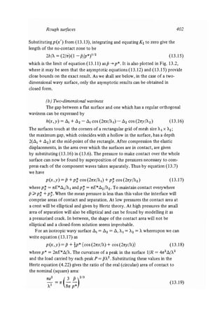 Contact mechanics