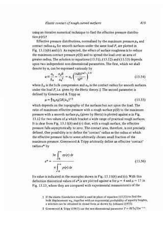 Contact mechanics
