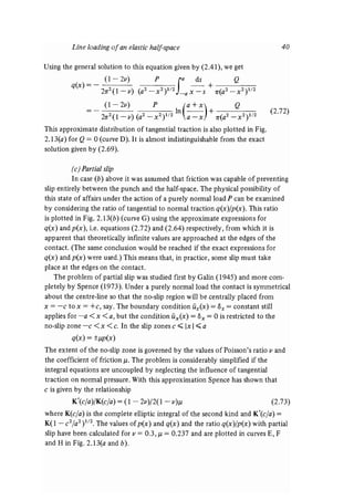 Contact mechanics