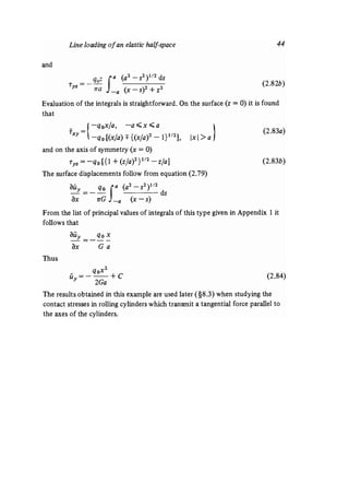 Contact mechanics