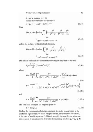Contact mechanics