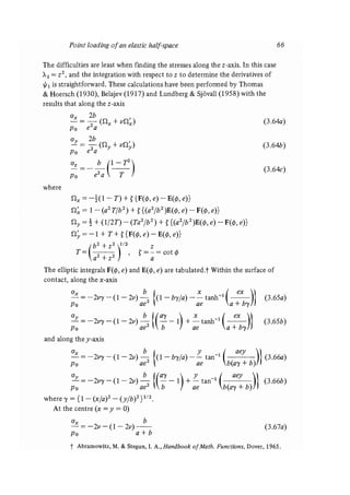 Contact mechanics