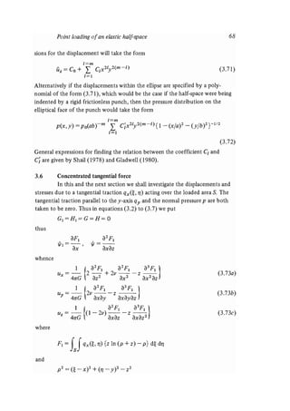 Contact mechanics
