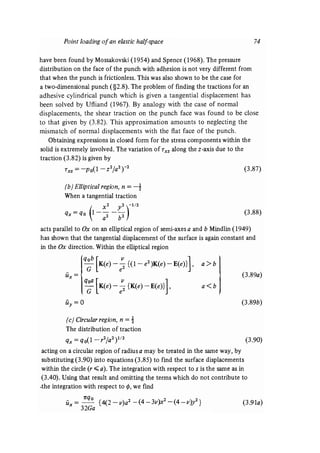 Contact mechanics