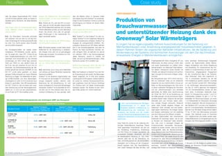 4 I Climalife contact Nr. 4 Climalife contact Nr. 4 I 5
Solstice™ HFO Gemische
Aktuelles Produkt
Solstice™ N Serien
Alternativ mit niedrigem GWP
nicht brennbar (ASHRAE A1)
Solstice™ L Serien
Alternativ mit niedrigstem GWP
mässig brennbar (ASHRAE A2L)
Anwendungsbeispiele
H-FKW-134a
GWP=1430
N-13 – GWP~600 Chiller, NK
H-FCKW-22
GWP=1810
N-20 - GWP~1000 L-20 - GWP <350 Klima, NK
R-404A
GWP=3922
N-40 - GWP~1300 L-40 - GWP~200-300 Tiefkühlung
R-410A
GWP=2088
L-41 - GWP <500
Klima
Die Solstice™ Kältemittelgemische mit niedriegem GWP von Honeywell
HFO Solstice™ Gemische für Anwendungen mit mittlerem und hohem Druck
Aktuelles Case study
Produktion von
Brauchwarmwasser
und unterstützender Heizung dank des
Greenway®
Solar Wärmeträgers
In Ungarn hat es regierungsseitig mehrere Ausschreibungen für die Sanierung von
Mehrfamilienhäusern unter Anwendung energiesparender Industrietechniken gegeben. In
diesem Rahmen fördern die ungarischen Behörden Infrastrukturen, die die Sanierung und
Modernisierung der Systeme und technischen Ausrüstungen mit dem Ziel des Einsatzes
erneuerbarer Energien in Mehrfamilienhäusern ermöglichen.
TERTIÄRSEKTOR
I
n 2011 hat ein Wohnhaus mit 180 Eigen-
tumswohnungen im 11. Bezirk von
Budapest staatliche Unterstützung zur
Außenisolierung des Gebäudes, zum
Austausch der Fenster und der Umstel-
lung der Brauchwarmwasserproduktion von
städtischen Heizwerken auf eine Solaranlage
bekommen.
Solar Trade Kft. wurde mit der Lieferung rohr-
förmiger Solarkollektoren beauftragt. Dieses
2005 gegründete Unternehmen hat sich auf
die Herstellung, Projektierung, Anwendung
und den Einbau von Anlagen spezialisiert, die
erneuerbare Energien verwenden und bie-
tet diesbezügliche Beratung an. Das Unter-
nehmen setzt sich für die Verbreitung von
Heiz- und Kühlsystemen ein, die wirtschaftlich,
ökologisch und in Bezug auf den Energiever-
brauch sparsam sind. Der Geschäftsführer,
Herr László Garaguly hat über die Bau- und
Projektgesellschaft Klenk Energetikai Kft aus
Békéscsaba, die diese Lösung in ihrem alten
und neuen Solarkreislauf zur vollsten Zufrie-
denheit einsetzt, von Greenway®
Solar erfahren.
Vor diesem Hintergrund wurde Kontakt mit
Climalife, als Lieferant innovativer und nachhal-
tiger Lösungen für thermische Anlagen, aufge-
nommen.
Bei Temperaturen über 150°C nimmt die Qua-
lität von Greenway®
Solar um ein Vierfaches
langsamer als eine herkömmliche Lösung auf
Basis von Monopropylenglycol ab, führt somit
zu einem markanten Rückgang der Korrosion
und der „Verschmutzungen» und vermeidet
gleichzeitig die Gefahr einer Verschmutzung
der Fühler. Bei 100°C ist die Ausdehnung um
die Hälfte geringer und die technischen Eigen-
schaften bleiben stabil. Aufgrund der geringen
Viskosität wird zum Pumpen dieser Subs-
tanz weniger Energie verbraucht. Aufgrund
seiner vielen Vorteile reagieren Anlagen mit
Greenway®
Solar schneller und sind bestän-
diger gegen Überhitzung. Die Anlagen weisen
eine längere Lebensdauer auf und langfristig
sind sie in Bezug auf ihre Effizienz rentabler.
Da diese Eigenschaften das Unternehmen
Solartrade Kft überzeugt haben, hat es sich
zu Gunsten von Greenway®
Solar entschie-
den. Das zuvor in derartigen Anlagen als
Frostschutzmittel verwendete Monopropy-
lenglykol ist ersetzt worden, denn es hat sich
herausgestellt, dass die Säurekonzentration
dieses Mediums bei hoher Stillstandtemperatur
zunahm und zu beginnender „Verschmutzung»
im Kreislauf führte. Der zweite Grund für den
Austausch ist, dass Monopropylenglykol sich
im Winter bei Sonneneinstrahlung in Schlamm
verwandeln kann und ein Anlaufen der Pumpe
erschwert, wodurch der Stromverbrauch
ansteigt. Beim Einsatz von Greenway®
Solar sind
keine derartigen Veränderungen festgestellt
worden; die Eigenschaften dieses Wärme-
trägers ermöglichen eine leichte Regulierung
und Einstellung. Ein Hauptmerkmal des Pro-
duktes im Zusammenhang mit dem von dem
Unternehmen eingegangenen Engagement
für den Umweltschutz liegt in der Tatsache,
dass Greenway®
Solar eine organische, zu
100 % erneuerbare Substanz ist, die den
CO2-Fußabdruck deutlich reduziert. Innerhalb
von zwei Stunden wurden 600 l Wärmeträger
in die rohrförmigen Vakuumssonnenkollekto-
ren (Typ TZ 12CPC) gepumpt. Die insgesamt
123 m2 Sonnenkollektoren wurden auf dem
Dach eines 10-stöckigen Gebäudes ange-
bracht. Im Untergeschoss wurden 1 und 2 m3
Pufferbehälter installiert. Es gibt 3 2 m3
Puf-
ferbehälter für Brauchwarmwasser und einen
1 m3
Pufferbehälter für Trinkwasser. Die Anlage
ist derart eingestellt, dass die Temperaturen in
den Behältern 95°C und die in den Steigleitun-
gen 50° C nie überschreiten. Der Betriebsdruck
liegt bei 2 bar. Mit dieser Anlage können täglich
10 bis 12 000 Liter Warmwasser produziert
werden. Das Gebäude wurde im Dezember
2011 abgenommen und seither werden regel-
mäßig Maßnahmen zur Energieeinsparung und
bezüglich des Wirkungsgrads ergriffen. In etwa
5 Monaten hat die Anlage zur großen Zufrie-
denheit der Bewohner Energie entsprechend
62 MWh produziert.
zität. Die beiden Hauptmoleküle HFO 1234yf
und HFO1234ze gehören beide zur Klasse A;
dasselbe gilt für Gemische, die diese Moleküle
enthalten.
Viele Fragen über die Entflammbarkeit dieser
neuen Moleküle werden aufgeworfen. Wie
steht es damit?
N.A.: Zur Information: Ammoniak entzündet
sich zwischen 100 und 300 mJ und die mini-
male Zündenergie für Kohlenwasserstoffe liegt
bei unter 1mJ. Somit werden diese Produkte
als entzündlich eingestuft.
Die Zündeigenschaften der beiden ersten
verfügbaren HFO-Moleküle wurden gemes-
sen. Es ergab sich, dass HFO 1234ze (E) bei
einer Umgebungstemperatur von unter 30°C
überhaupt nicht entzündlich ist. Die minimale
Zündenergie von HFO-1234yf liegt zwischen
5000 und 10000 mJ, also deutlich höher als
bei R-32, das sich zwischen 30 und 100 mJ
entzündet. Die Sicherheitseinstufung der Käl-
temittel gemäß den Normen ASHRAE 34 und
ISO 817 wurde daher geändert, um dieser
geringen Entflammbarkeit der neuen Moleküle
Rechnung zu tragen. Für Kältemittel mit gerin-
ger Entflammbarkeit und einer Abbrandges-
chwindigkeit von unter 10 cm/s wurde die neue
Klasse 2L geschaffen. Das trifft beispielsweise
auf HFO 1234yf zu, das mit seiner sehr insta-
bilen Verbrennung und der Abbrandgeschwin-
digkeit von 1,5 cm/s von der Automobilindus-
trie als Ersatz für R-134a bestätigt wurde.
Müssen die Kältetechniker die bestehenden
Systeme ändern, um die neuen Moleküle nut-
zen zu können?
N.A.: Anders als CO2
sind die HFO so konzi-
piert, dass sie mit den aktuellen Eigenschaften
der HFKW-Kältemittel vereinbar sind. Für jedes
HFKW-Kältemittel konnten wir eine Alternative
finden. Sie können ohne oder mit geringfü-
gigen Änderungen in den bestehenden An-
lagen verwendet werden.
Fallen für die Umrüstung der HFKW-Anlagen
auf HFO große Investitionen an?
N.A.: Wie bereits gesagt, wurden diese neuen
Kältemittel für die Verwendung in existieren-
den Anlagen ohne oder mit nur geringfügigen
Änderungen konzipiert. So entstehen nur mini-
male Investitionskosten.
Welche Moleküle sind heute konkret verfügbar
und für welche Kälte- und Klimaanwendun-
gen?
N.A.: Momentan sind 3 neue reine Kältemittel
und mehrere auf diesen Molekülen basierende
Gemische erhältlich.
SolsticeTM
yf mit ähnlichen Eigenschaften wie
R-134a kann für die heutigen R-134a-Anwen-
dungen eingesetzt werden, natürlich unter
Beachtung der A2L-Klassifizierung. Es wird
heute vorwiegend für Automobil-Klimaanlagen
verwendet. SolsticeTM
ze ist ebenfalls ein HFO,
mit dem sich R-134a ersetzen lässt; die mo-
mentane Kühlleistung ist zwar geringer, dafür
aber die Effizienz höher. In mehreren Chiller
wird dieses neue HFO SolsticeTM
ze verwendet.
Sogar für den Kompressor Turbocor wurde die
Genehmigung zum Betrieb mit diesem Kälte-
mittel erteilt.
Wann werden die HFO für die übrigen Anwen-
dungen auf dem Markt sein?
N.A.: SolsticeTM
yf und SolsticeTM
ze sind ver-
fügbar. SolsticeTM
yf ist in begrenzter Menge für
die Automobilindustrie verfügbar; SolsticeTM
ze
hingegen ist uneingeschränkt erhältlich. Ver-
schiedene Gemische auf HFO-Basis befinden
sich in der Entwicklungsphase, sind aber für
Partner, die Tests durchführen möchten, be-
reits verfügbar. Denn wir befinden uns derzeit
mit mehreren OEM in der Erprobungsphase
dieser Gemische, sowohl im Hinblick auf
Kälte- als auch auf Klimaanwendungen. Diese
Gemische werden 2013 erhältlich sein.
Welche Rückmeldungen haben Sie über die
Nutzung dieser neuen Moleküle erhalten?
N.A.: Das Feedback zu SolsticeTM
ze in der Chil-
ler-Anwendung ist sehr positiv. Die Messungen
haben verglichen mit R-134a eine bessere
Leistungszahl (COP) ergeben. Dieses Kältemit-
tel wurde für mehrere Kompressortechnolo-
gien zugelassen. Auch die Turbocor-Zentrifuge
von Danfoss kann mit diesen Anwendungen
betrieben werden. Die Tendenz ist klar: Künf-
tige Chiller werden mit 1234ze befüllt sein.
 