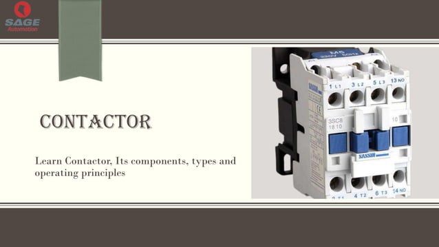 What is a Contactor? | PDF | Home Appliances | Home & Garden