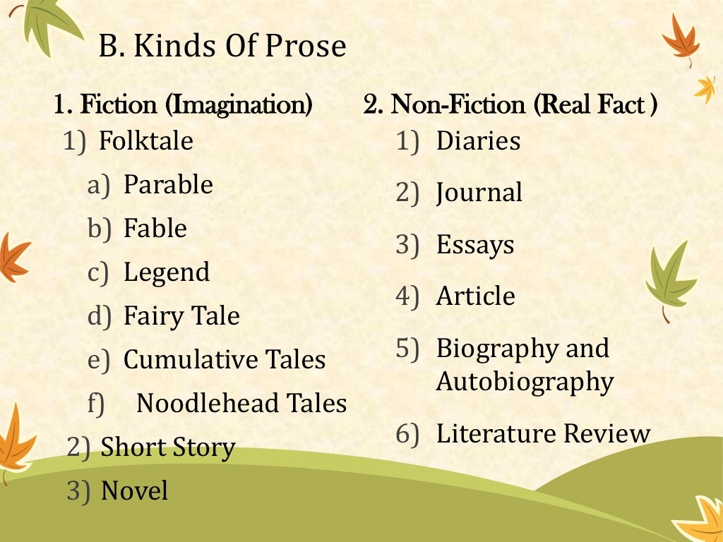 Prose