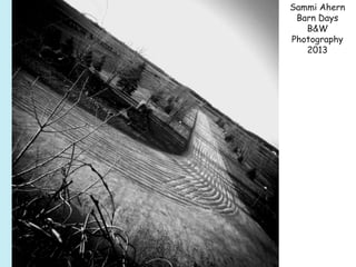 Sammi Ahern
Barn Days
B&W
Photography
2013
