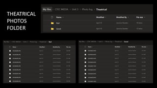 THEATRICAL
PHOTOS
FOLDER
 