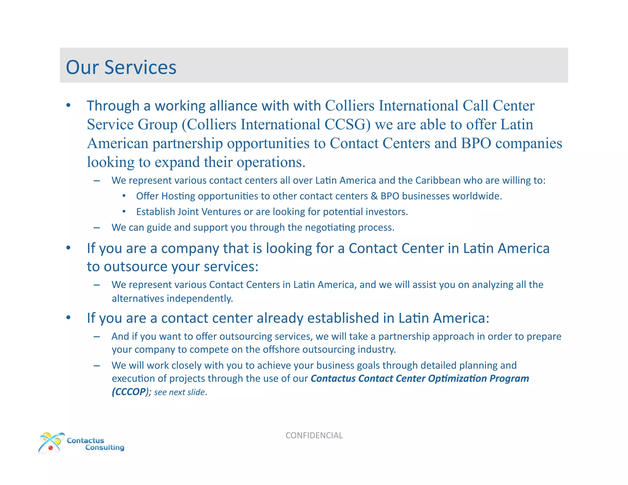 Contactus Consulting Presentation