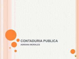 CONTADURIA PUBLICA ADRIANA MORALES 