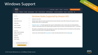 © 2019, Amazon Web Services, Inc. or its Affiliates. All rights reserved.
Windows Support
 