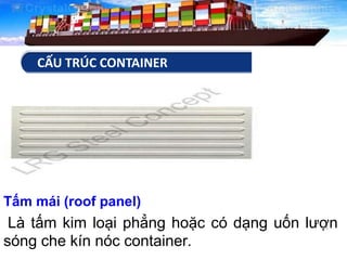 VẬN CHUYỂN HÀNG HÓA BẰNG CONTAINER ĐƯỜNG BIỂN | PPTX