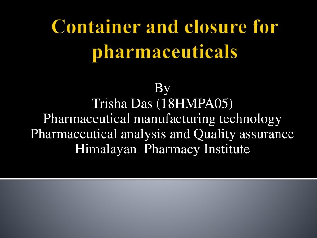 Container and closure (pmt)