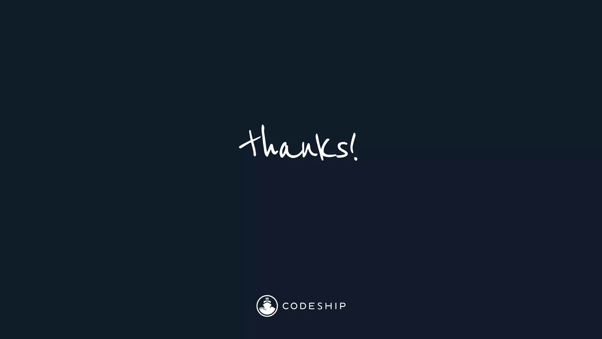 thanks!
 