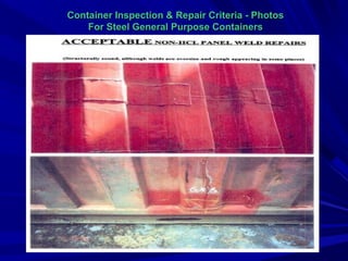Buckle Container Defect Container damages | PPT